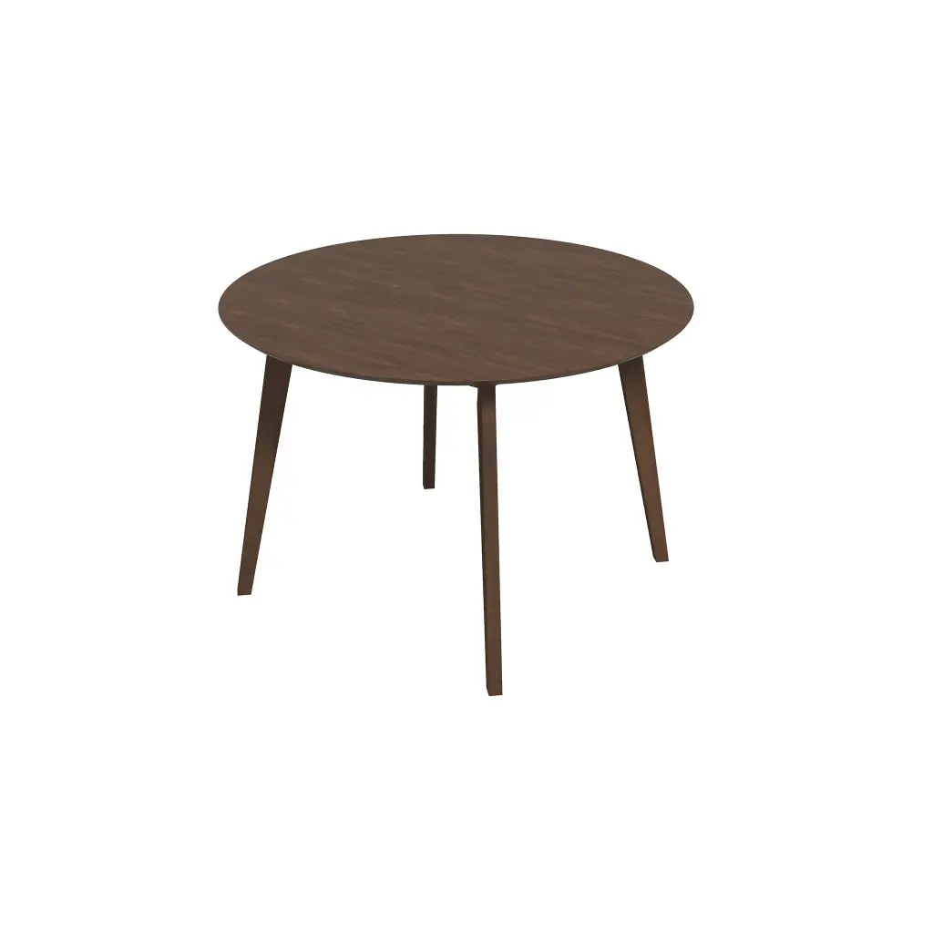 Alina Dining Table Walnut Brown Oval Seats 4 ashcroft furniture