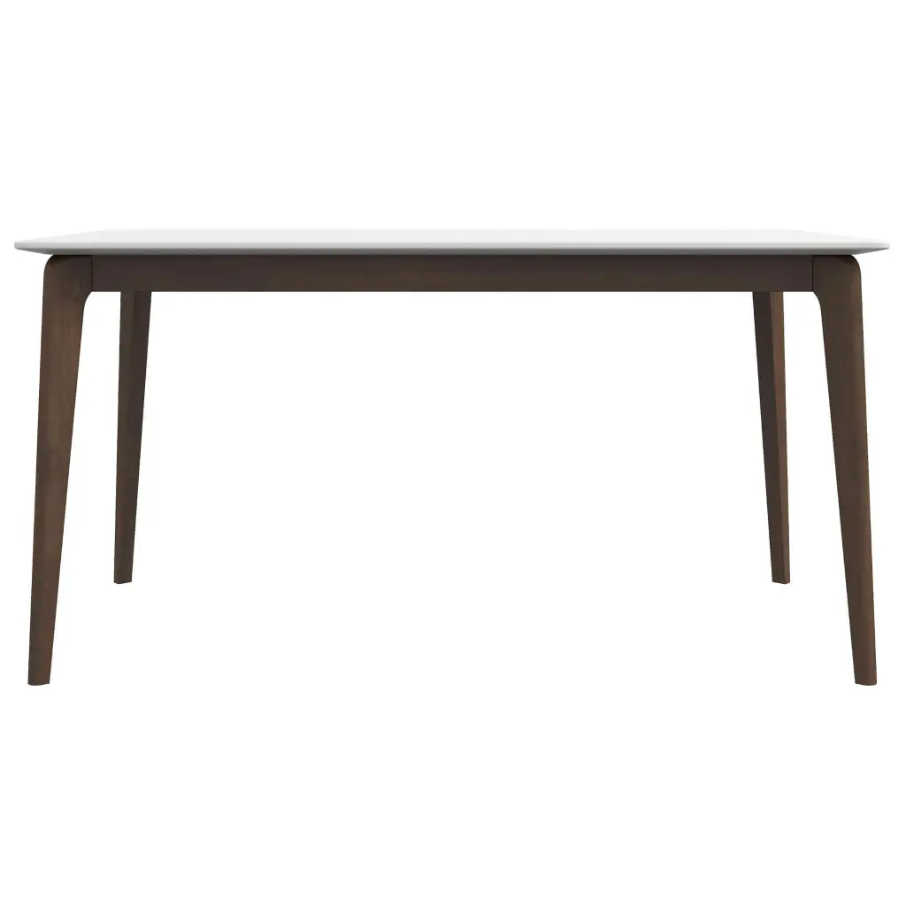 Lindsey Solid Timber White Top Dining Table Brown White Seats 6 ashcroft furniture