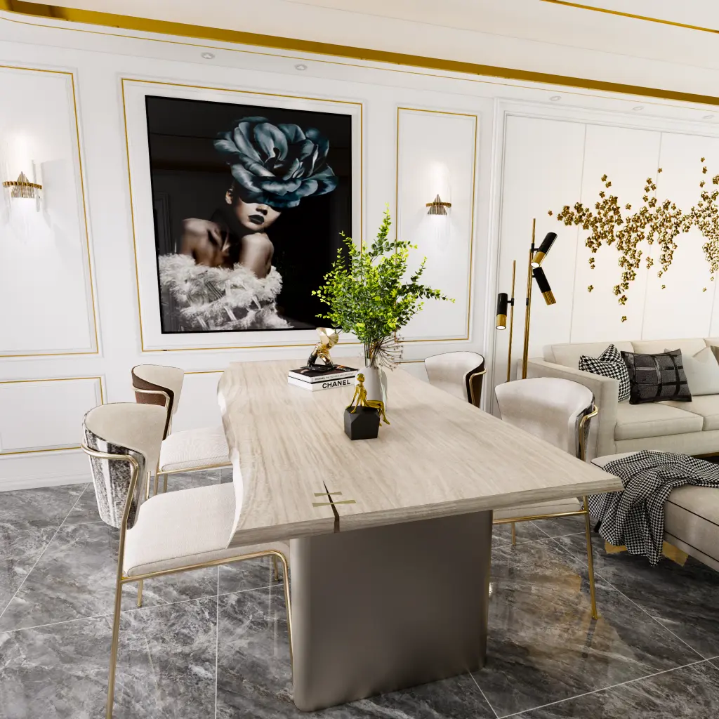 Live Edge Luxury White Washed Dining Table Solid Timber atlantic solid wood furniture