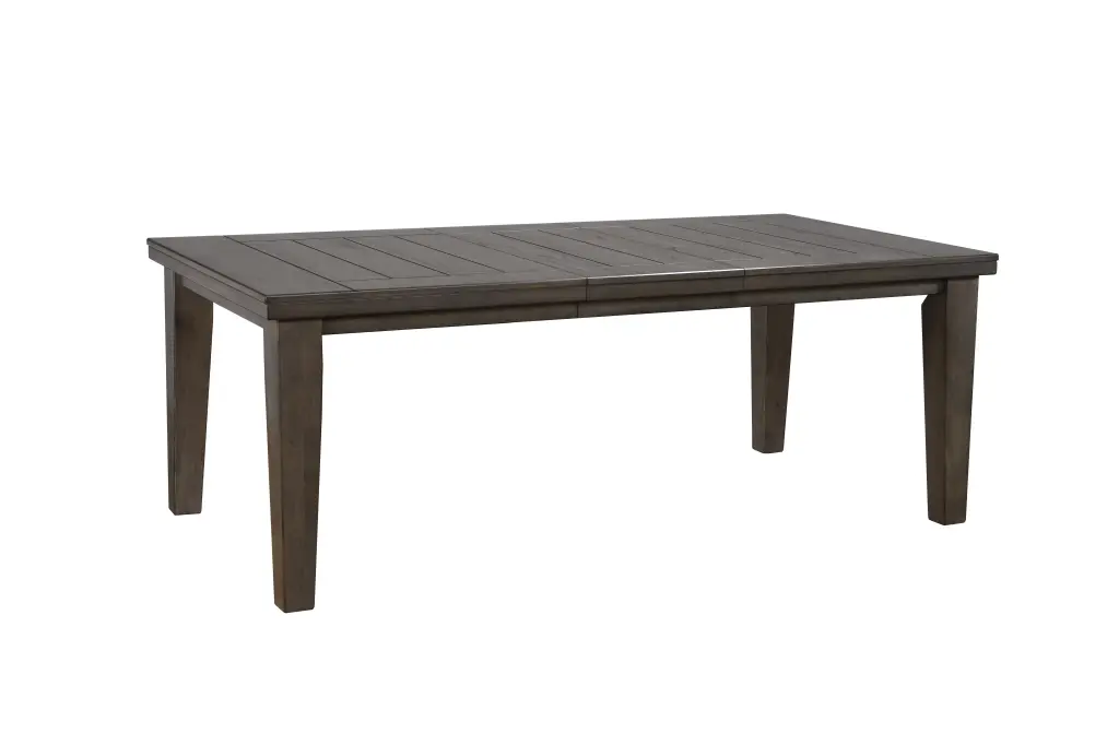 1Pc Contemporary Style Dining Rectangular Table 18 Leaf Tapered Base kanepe