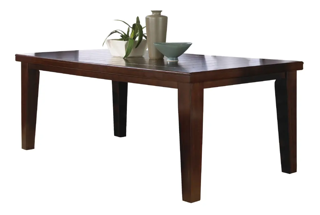 1Pc Contemporary Style Dining Rectangular Table 18 Inch Leaf Tapered Base kanepe