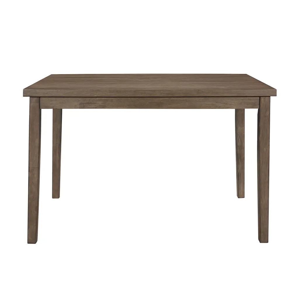 Walnut Brown Finish Rectangular Dining Table Timberen Home Decor kanepe