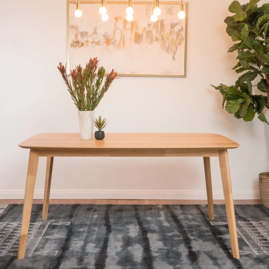 Dining Table Walnut Solid Timber and MDF nh-inmax