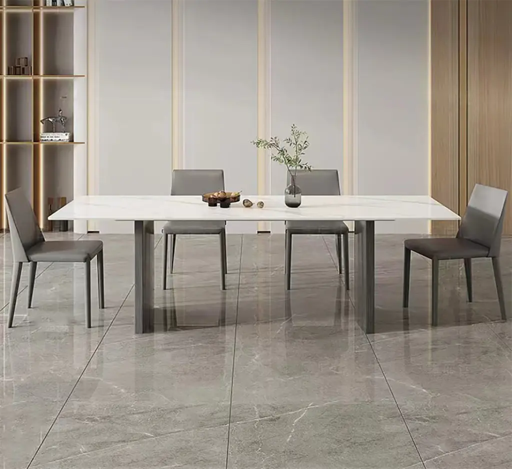70.9 Inch Dining Table Sintered Stone Table Top Marble Dining Table t2879