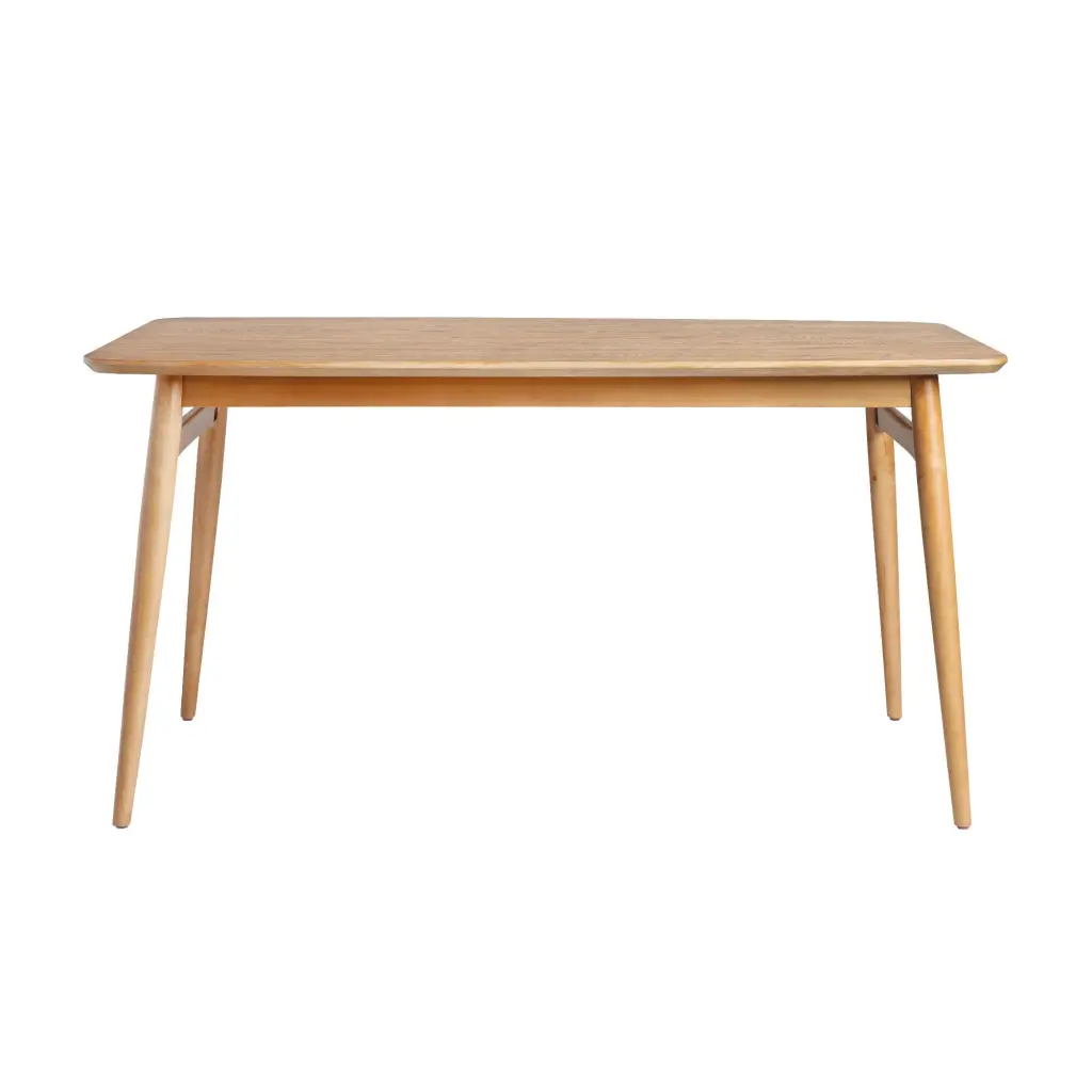 Mid Century 59 Inch Modern Wood Dining Table Tapered Legs walker edison