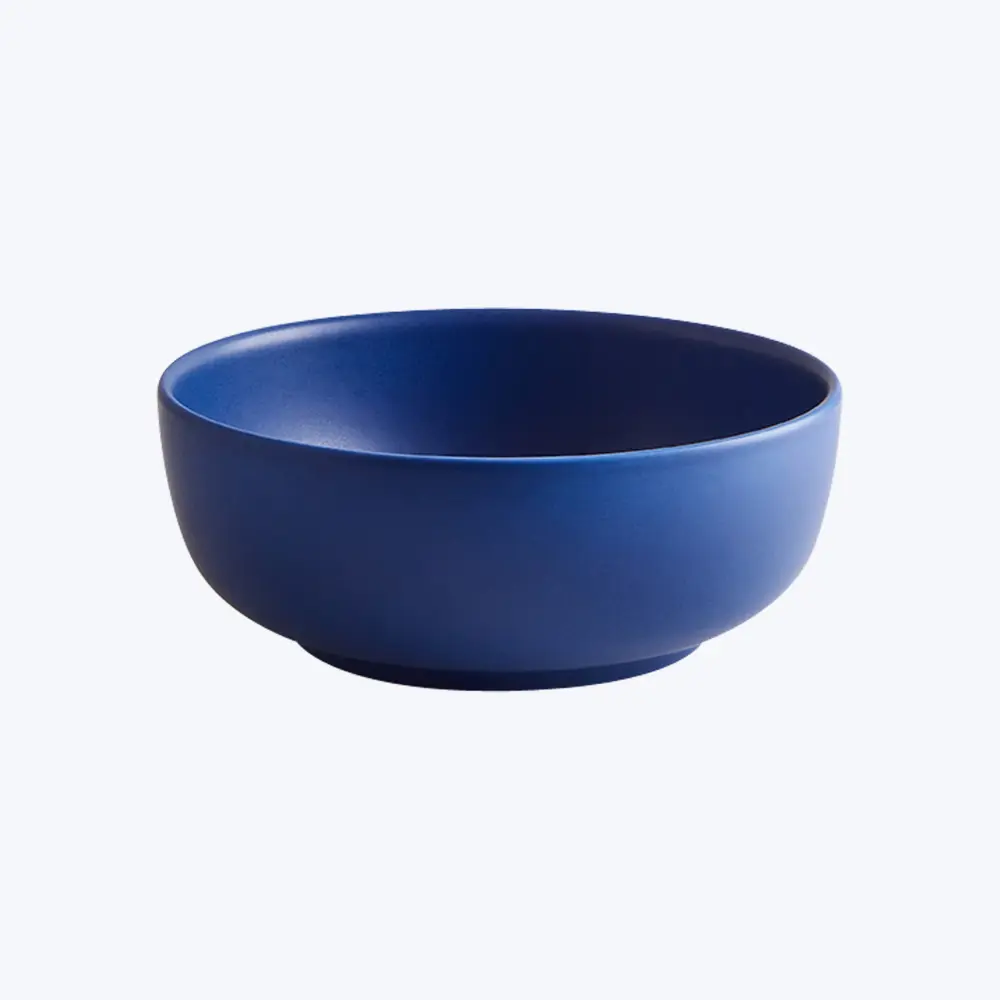 Bilancia Salad Serving Bowl, Lyons Indigo