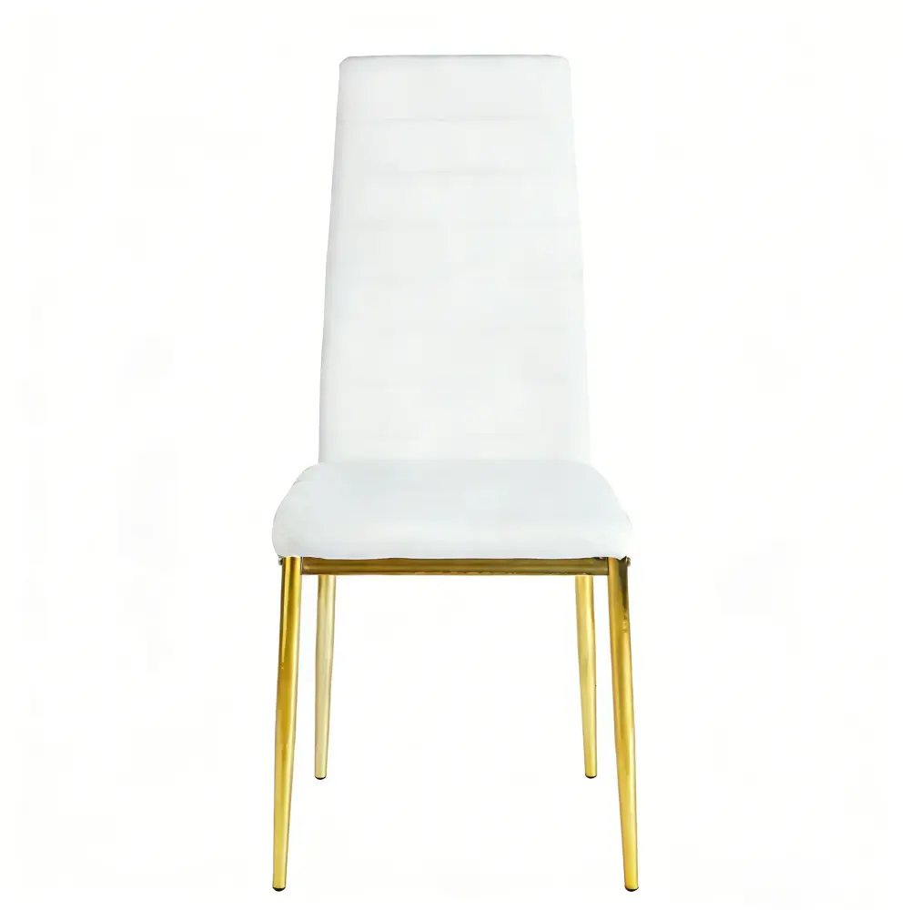 Dining Chair (Set 4) - Gold / Pearl