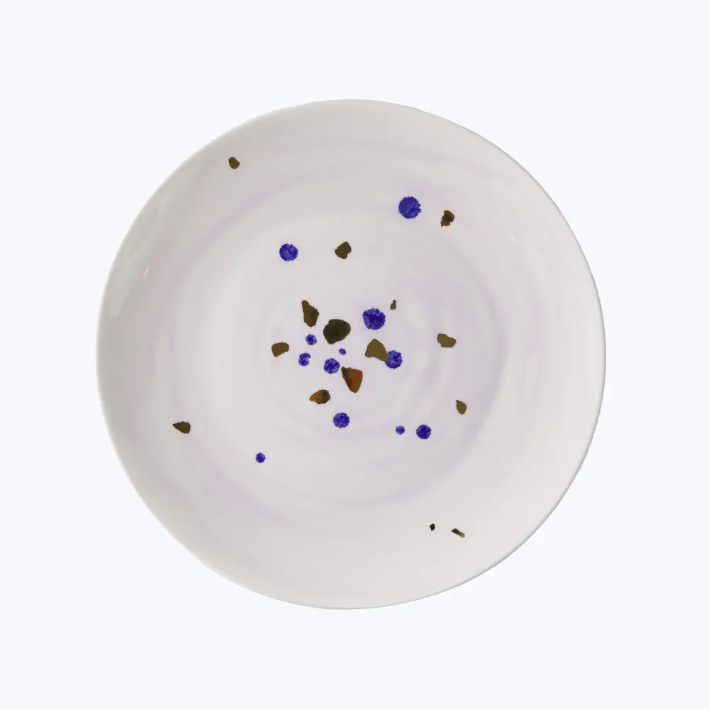 Night Sky Dinner Rim Plate