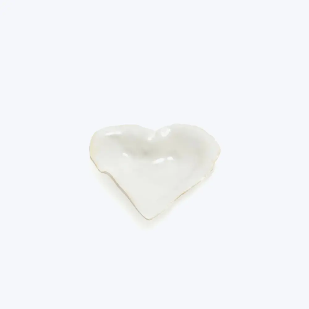 Pure White Heart Dish