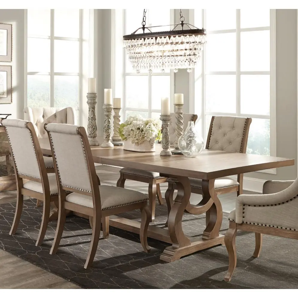 Diamond Modern Furniture COA Brockway Dining Table Trestle Base 110291