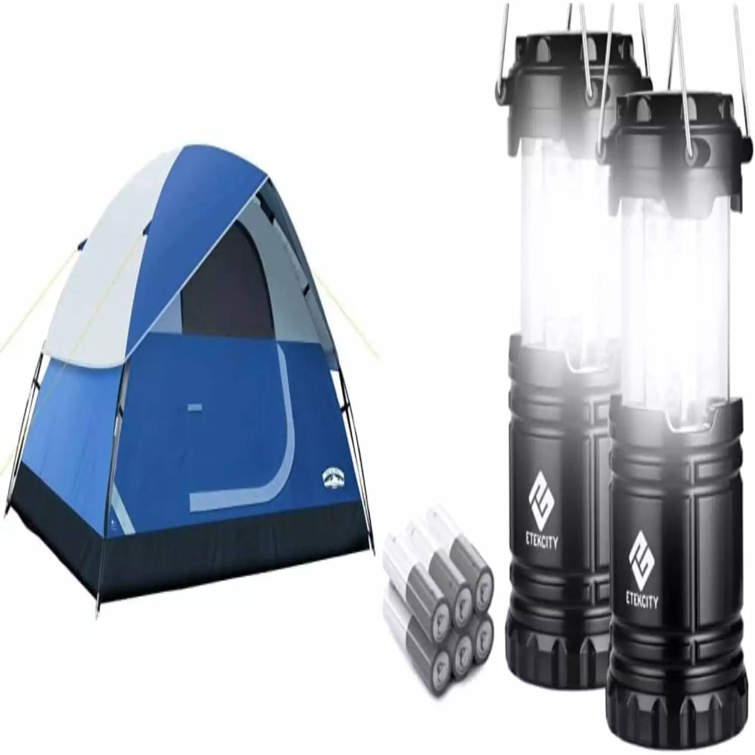 2/4/6 Person Family Dome Tent Removable Rain Fly Easy Setup Camping Outdoor