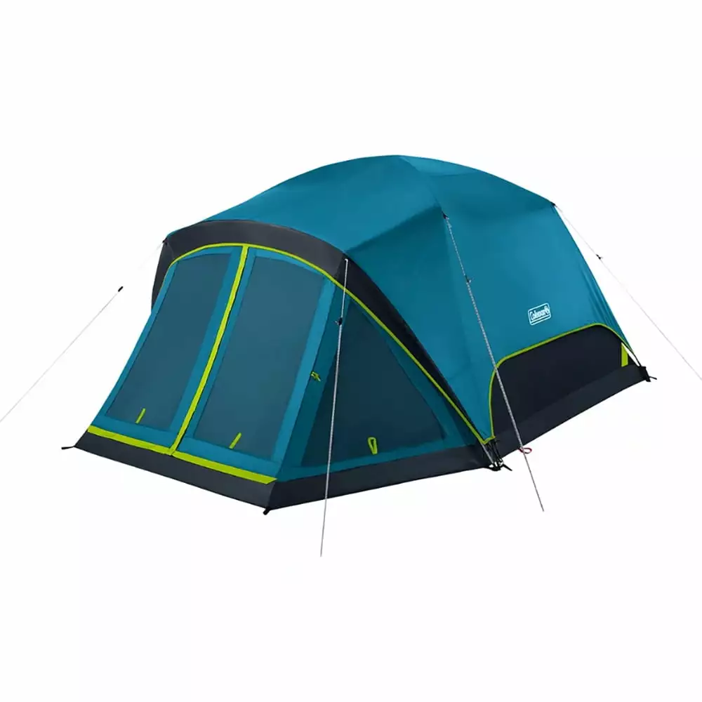 Coleman Skydome 4P Tent Screen Room Dark Room Technology