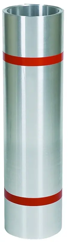 Able Sheet Metal 2390E RL Economy Roll Valley, 50 ft L, 20 W, 0.009 ga Gauge, Aircraft-grade, Mill