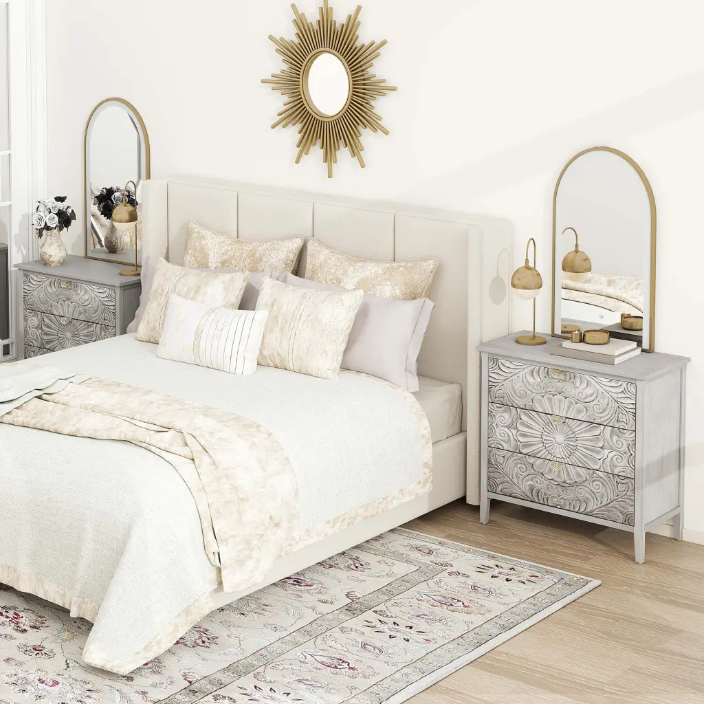 3 Drawer Cabinet Bedroom or Living Room, American Home Decor Style rnb
