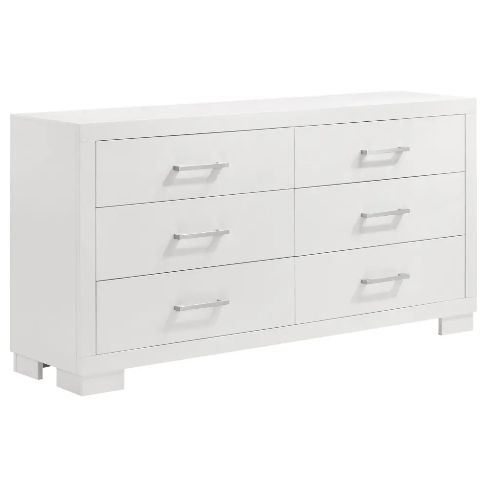 Diamond Modern Furniture COA Jessica 6-Drawer Dresser 202993