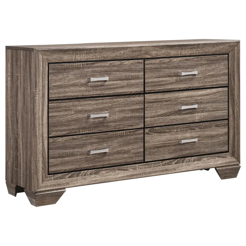 Diamond Modern Furniture COA Kauffman 6-Drawer Dresser 204193