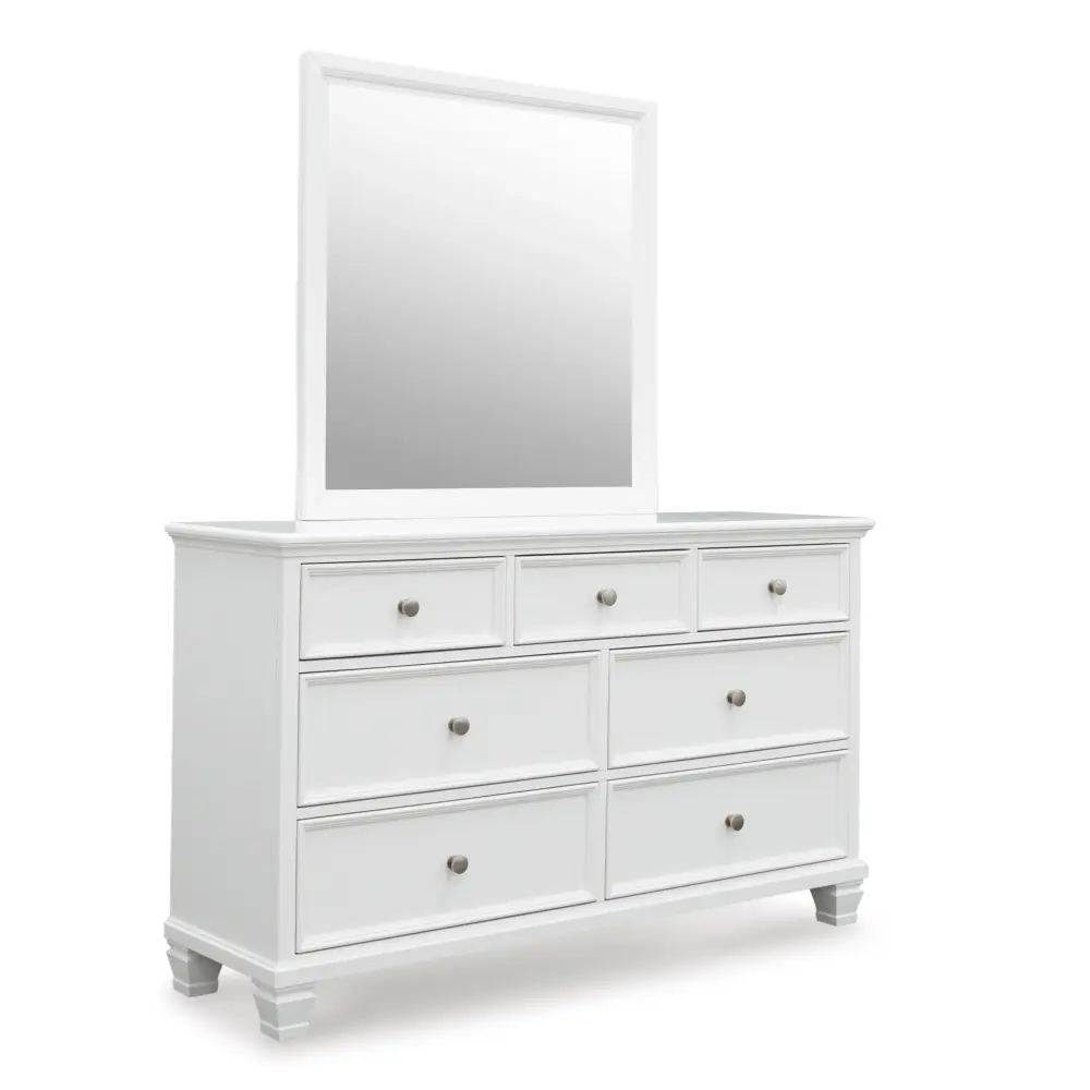 Diamond Modern Furniture Select Design Fortman 7-Drawer Dresser Mirror B680-31/B680-36