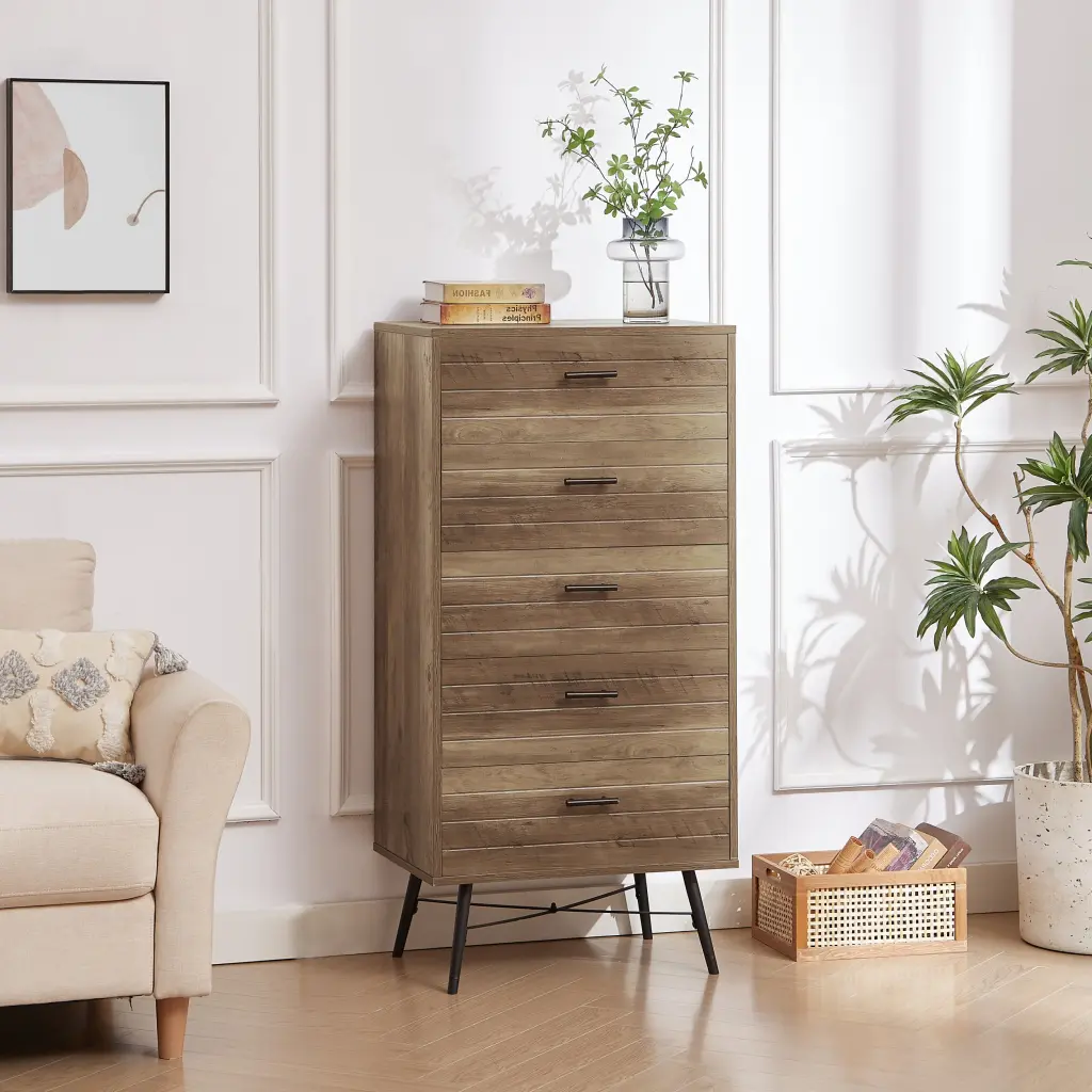 5 Drawer Chest Spacious and Chic Chest Drawers Bedroom e-tron