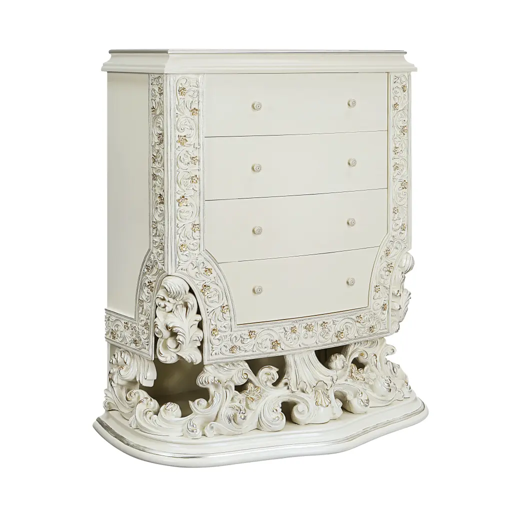 Adara Chest Antique White Finish MDF BD01252 acme onsite store