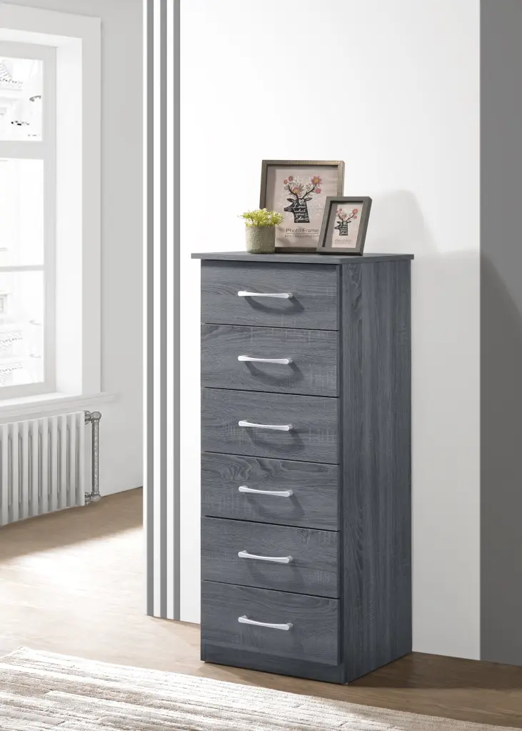 Boston G023 LC Lingerie Chest Gray Particle Board Storage glory furniture