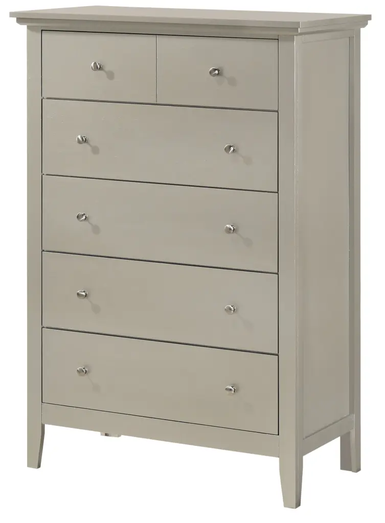 Hammond G5403 Chest Silver Champagne Particle Board Storage Cabinet glory furniture