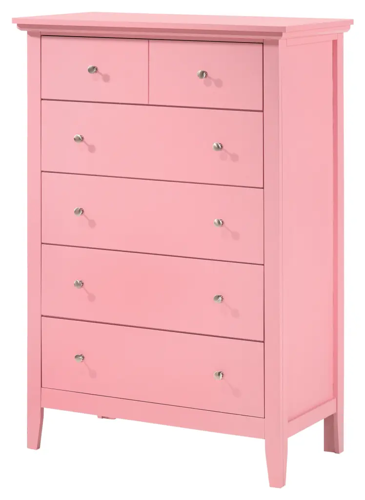 Hammond G5404 Pink Wood Chest - Stylish Storage Solution glory furniture