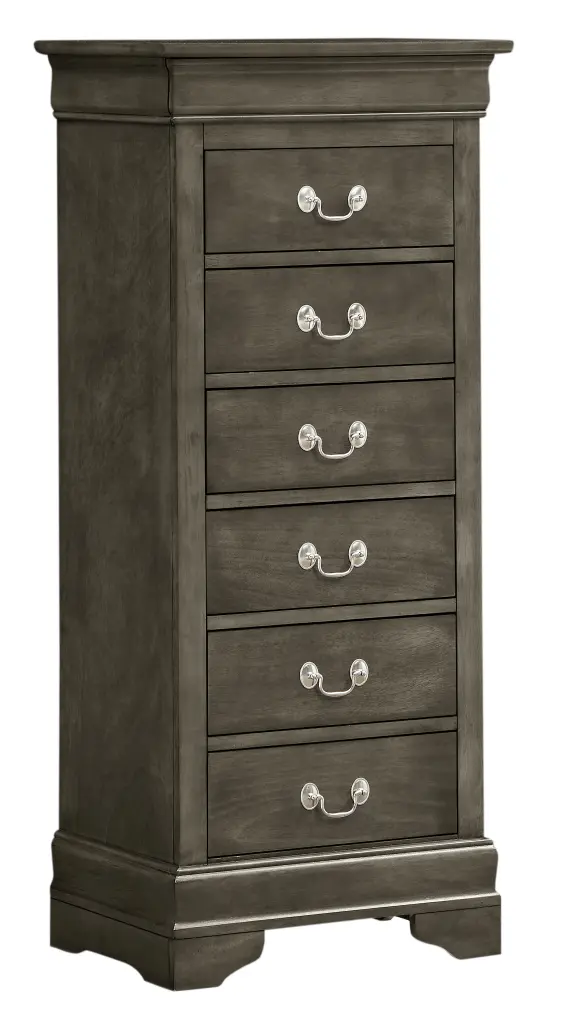 Louis Phillipe G3105 LC Lingerie Chest Gray Particle Board glory furniture