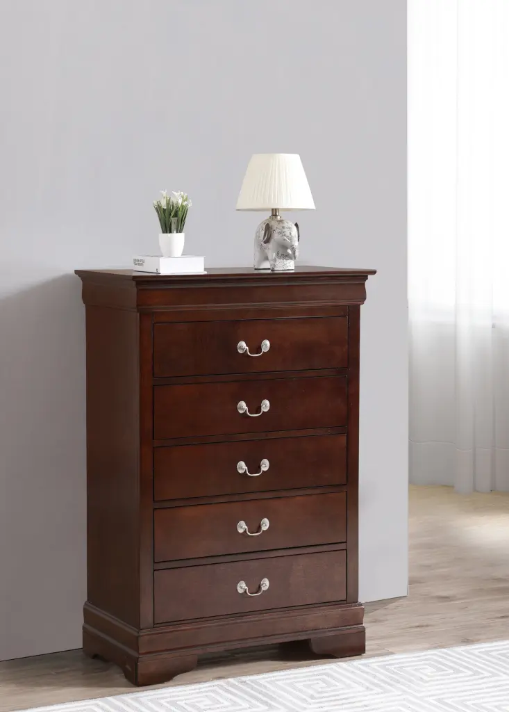 Louis Phillipe G3125 Chestnut Cappuccino Beige Particle Board Dresser glory furniture
