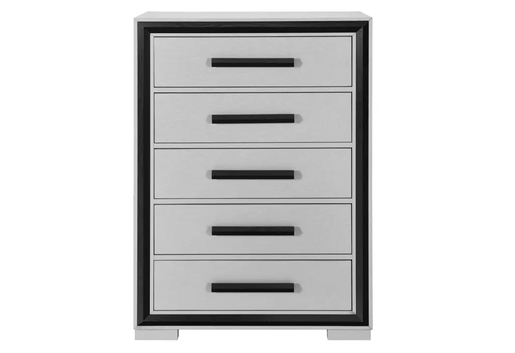 Grey Black Chest Drawers Adelaide Design Solid Wood MDF luxe modern furniture