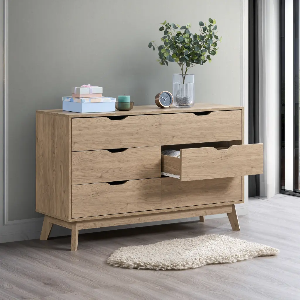 Nordica 6 Drawer Master Dresser Interlock Drawer System rnb