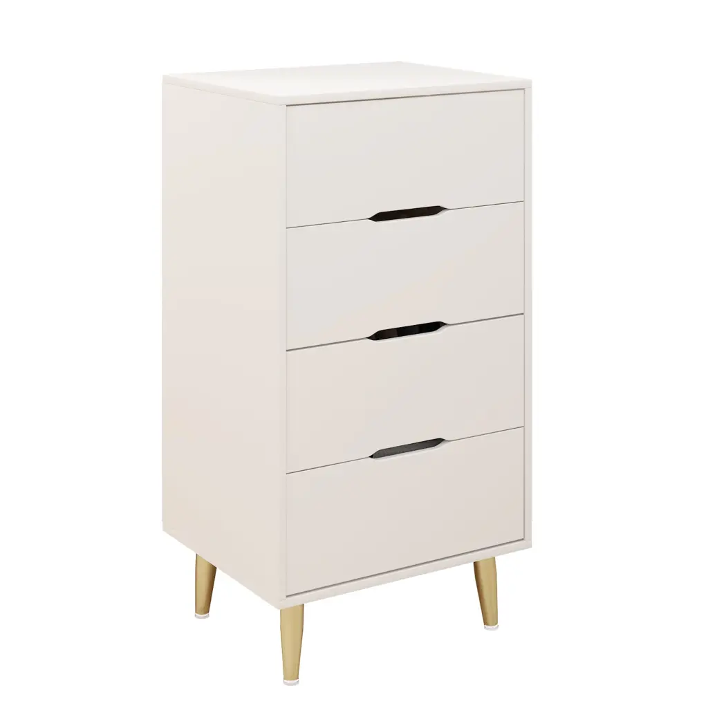 4-Drawer Tall Storage Gowner Cabinet Chest smarthome furniture
