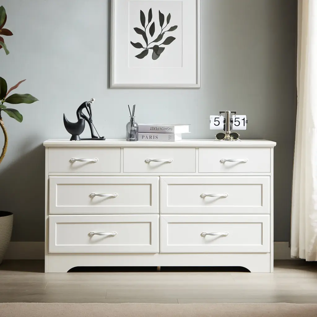 Modern 3 Drawer Bedroom Chest Drawers 7 Drawers Dresser Cloth Storage cz store