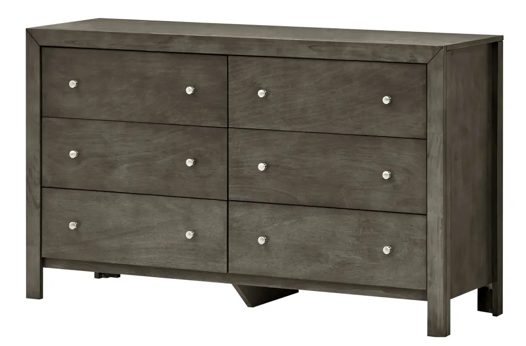 Burlington G2405 D Dresser Gray Particle Board glory furniture