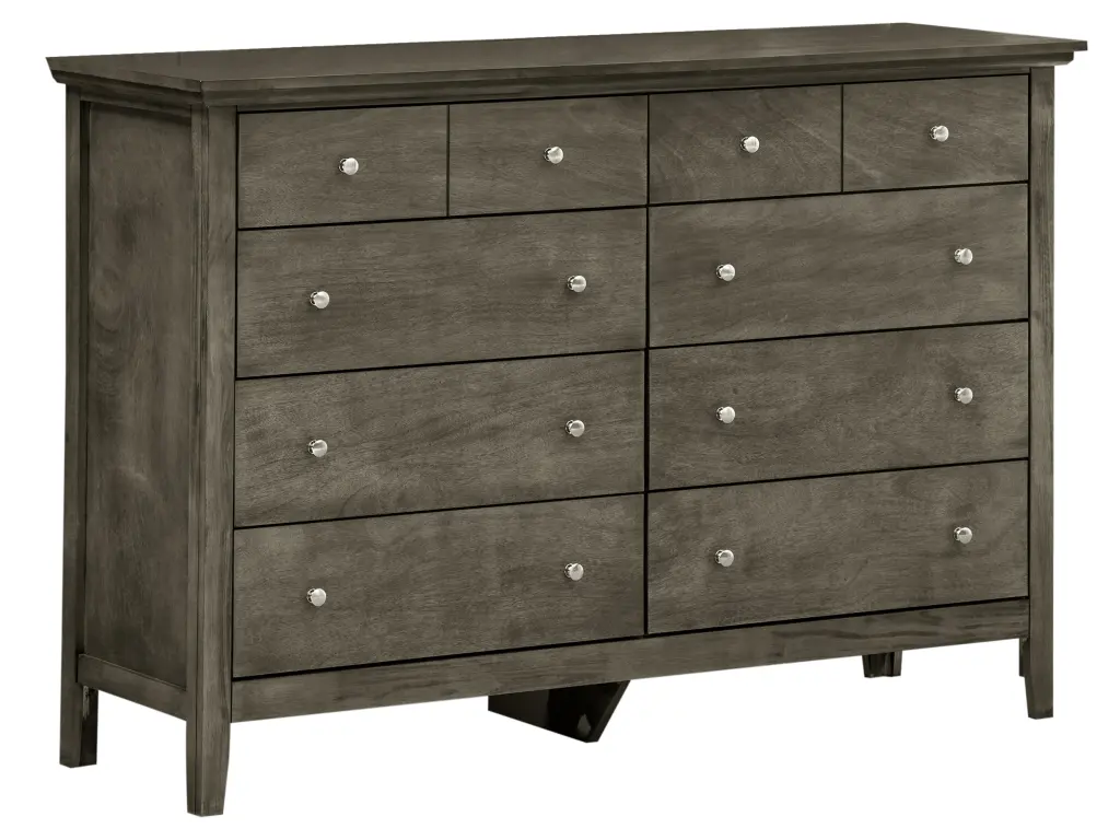 Hammond G5405 Gray Particle Board Dresser Modern Storage glory furniture