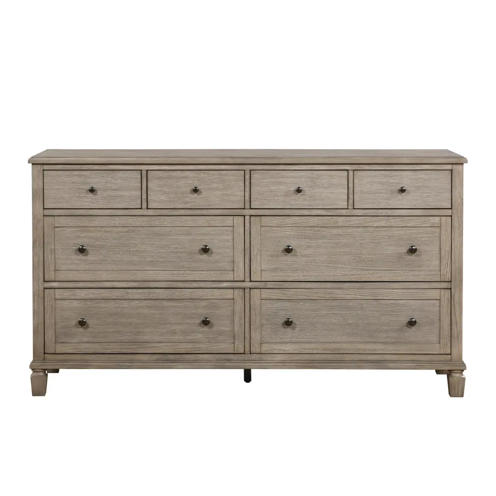 Gray Oak Finish Timeless Transitional Dresser 1-Piece kanepe