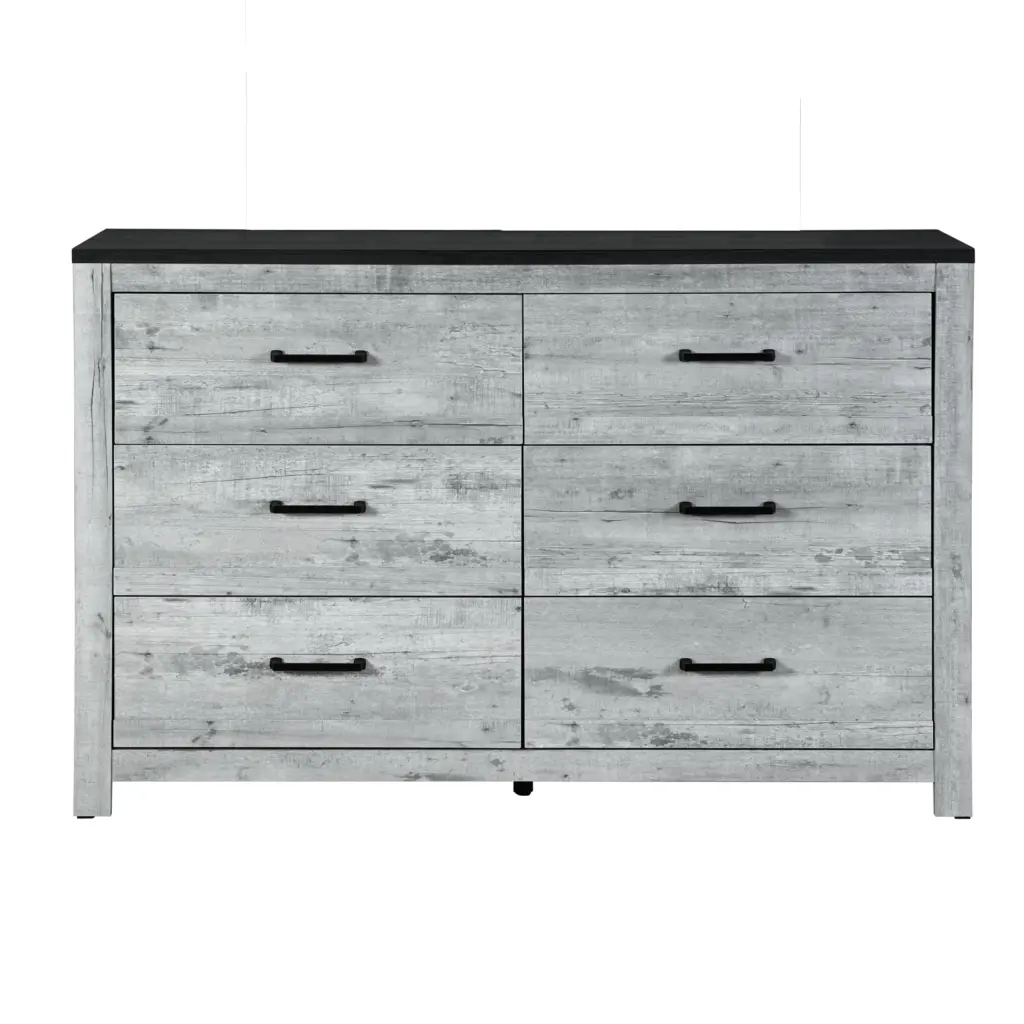Kicks Grey Wash Dresser Solid Timber MDF luxe modern furniture