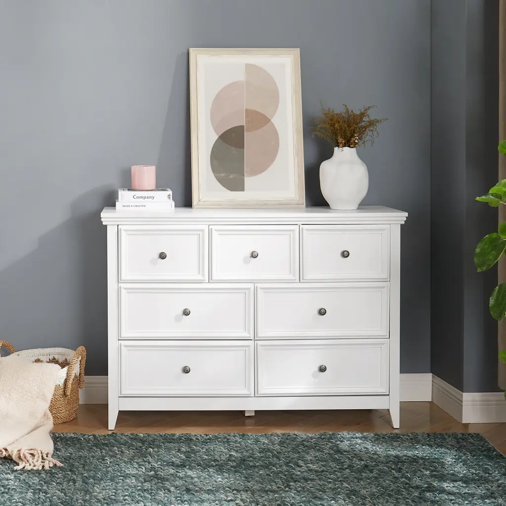 Modern 7 Drawers Dresser 7 Drawers Cabinet Chest Drawers Closet Organizer rnb