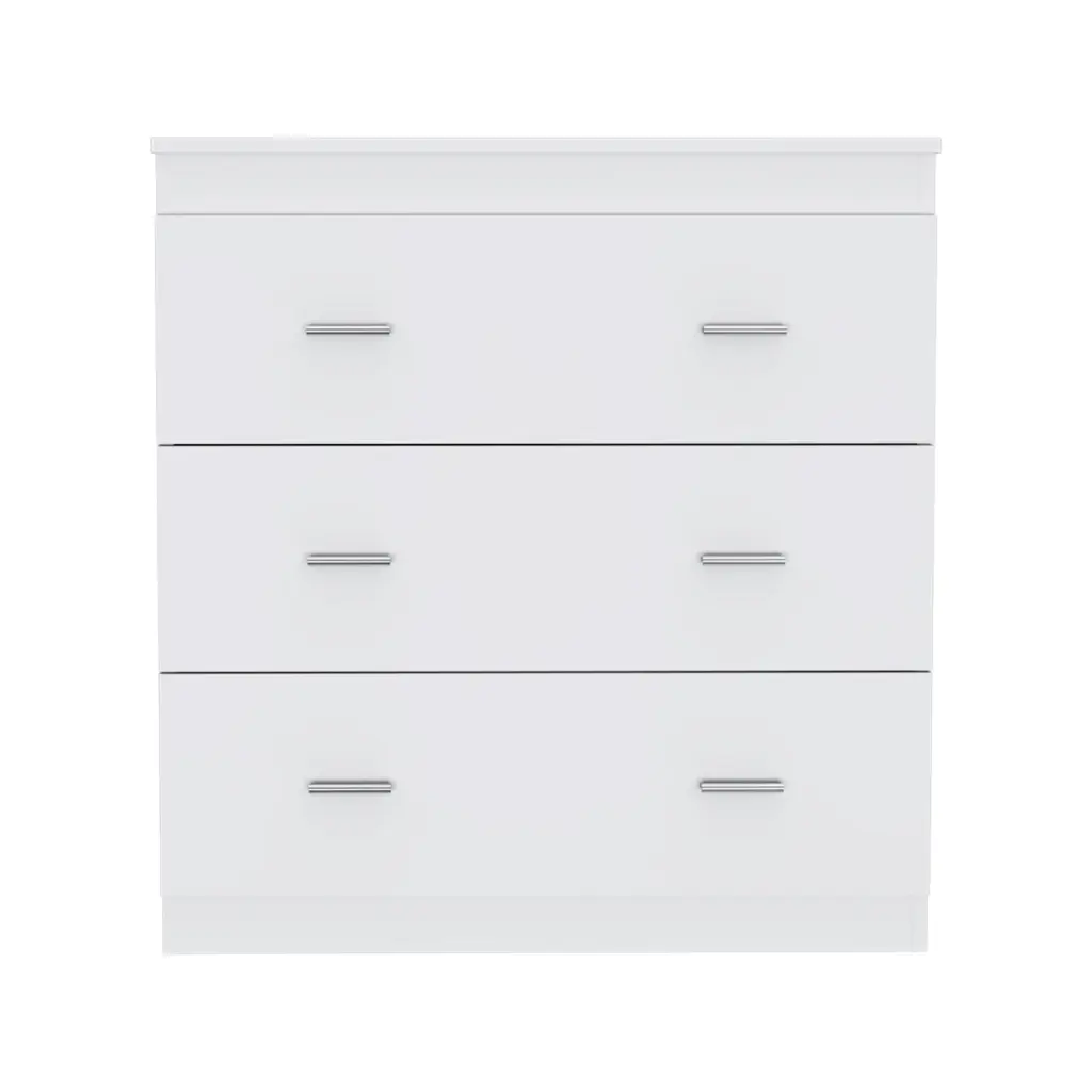 Dove Three Drawer Dresser High-quality Top Beige MDF Engineered Wood Storage rta mubles colombia