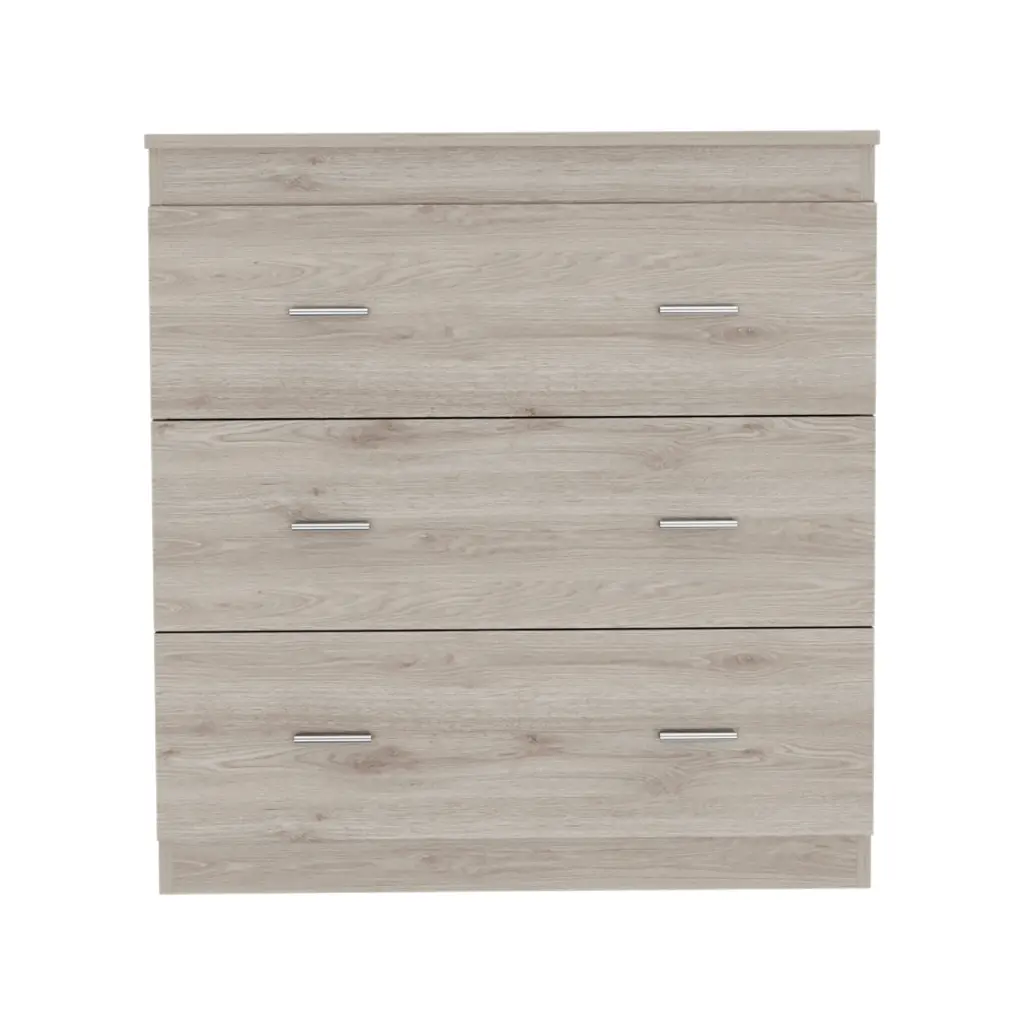 Dove Three Drawer Dresser High-quality Top Black Mdf Engineered Wood rta mubles colombia