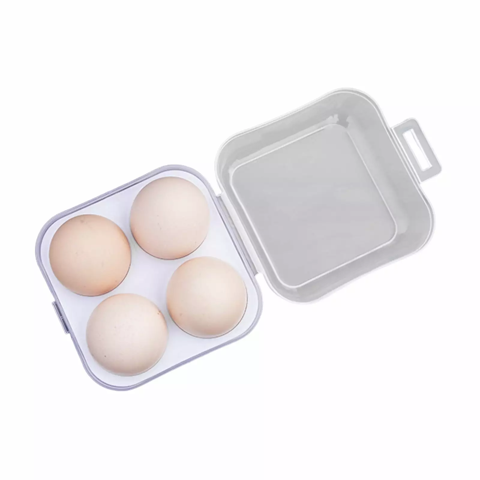 USYFAKGH Cooking Camping Outdoor Portable Four Compartment Egg Carton Shockproof Anti Drop Storage Box