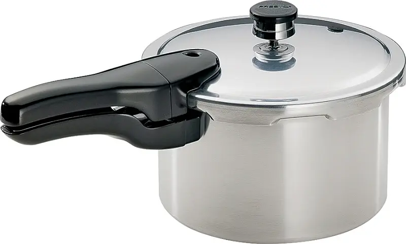 Presto 01241 Pressure Cooker, 4 qt Capacity, 9.81 Dia, Aluminium
