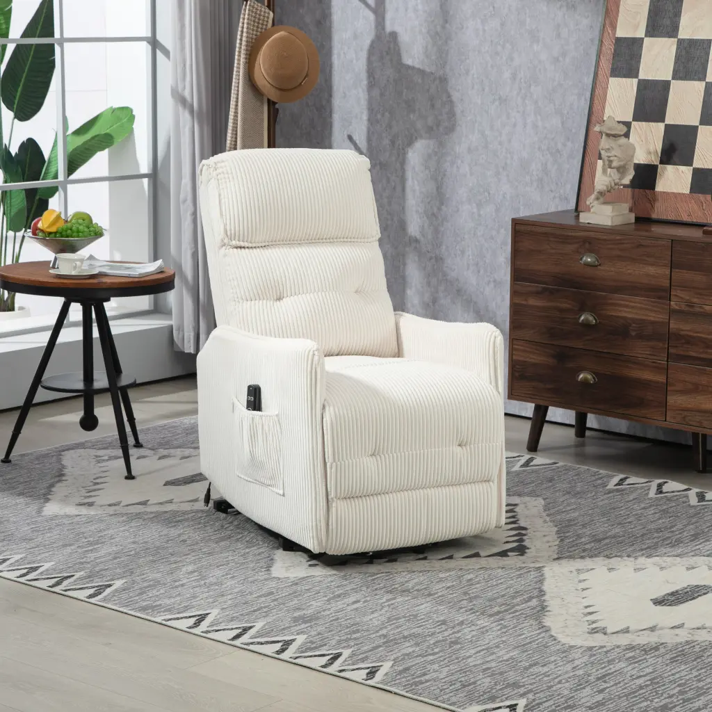Coolmore Electric Recliner Chair Adults Side Pocket Comfortable Lounge Chair coolmore w-395