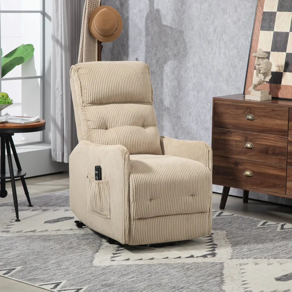 Coolmore Electric Recliner Chair Adults Side Pockets coolmore w-395