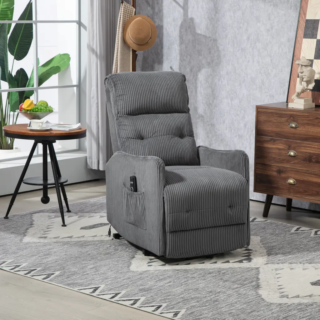Coolmore Recliner Chair Electric Recliner Chairs Adults Side Pockets coolmore w-395