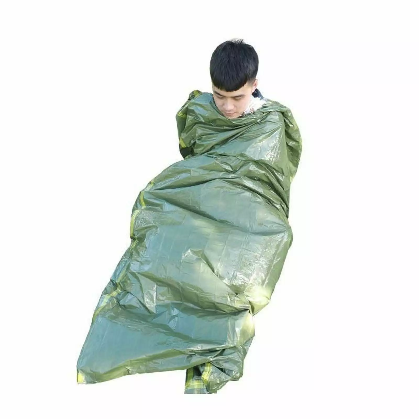 Outdoor Pe First Aid Sleeping Bag Disaster Relief Cold Insulation Thermal Insulation Emergency Sleeping Bag - Use As Emerg...