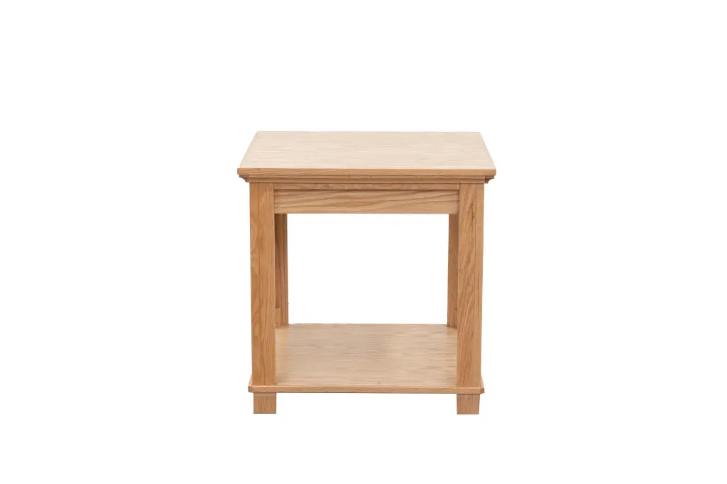 Topanga 24 Inch End Table No Assembly Required Natural Finish bridgevine home