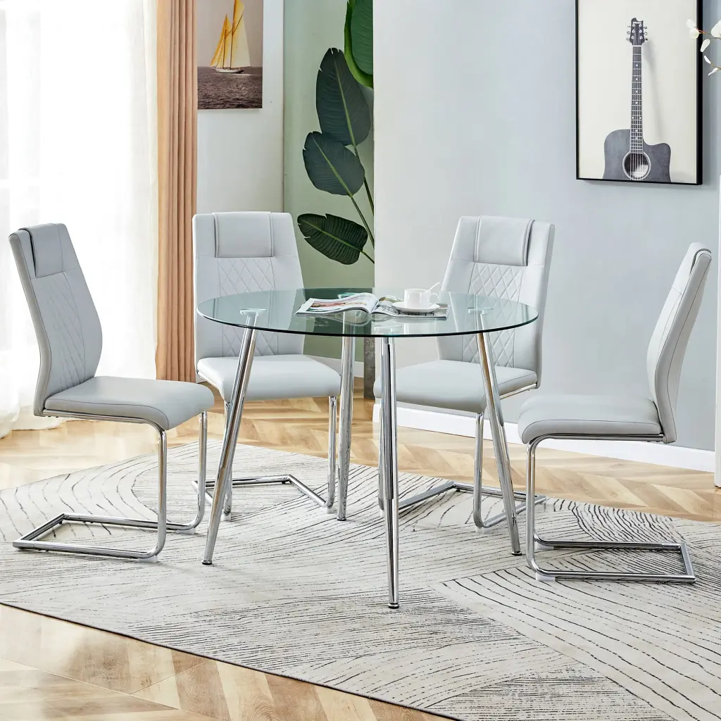 Walnut 1 Drawer End Table Contemporary Pop Design Primary Living Space droom w-1151