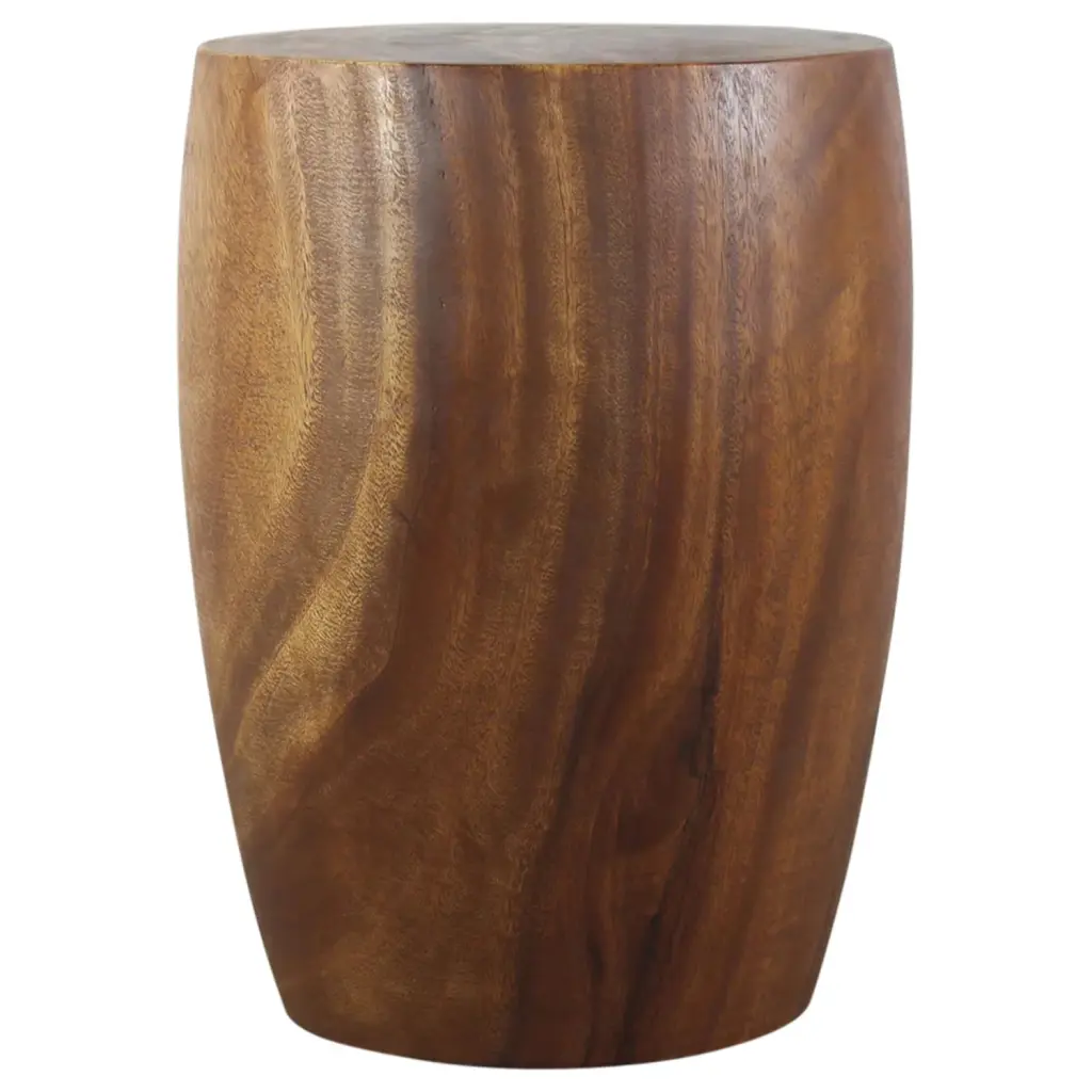 Haussmann Wood Merlot End Table 15 D x 20 H Walnut Oil Finish