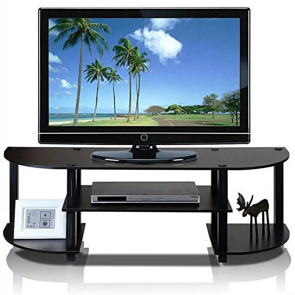 LCDM Espresso Black TV Stand Entertainment Center 42 Inch TV Lacasademartha