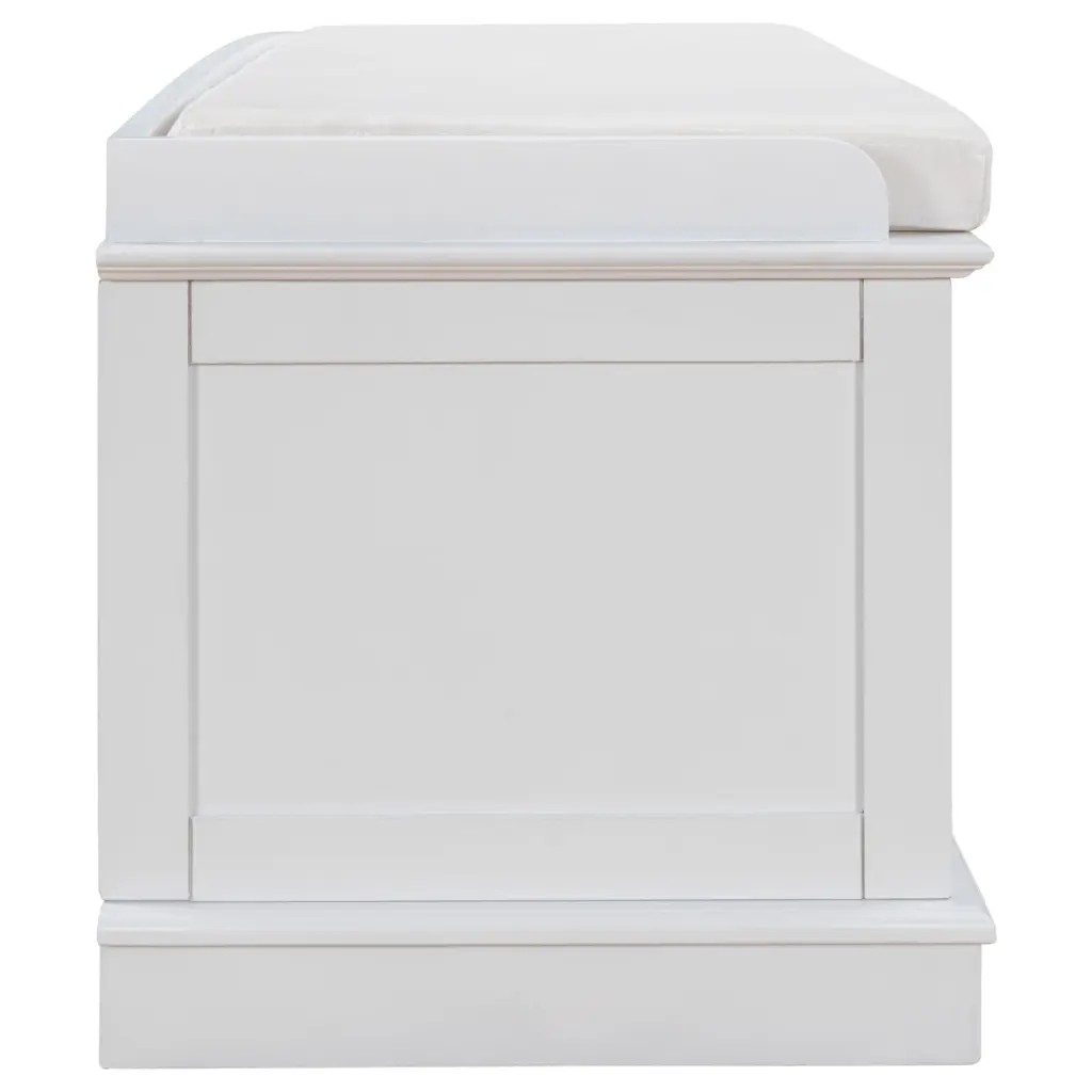 Storage Bench 4 Doors Customizable Shelves Shoe Organizer trexm